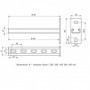 STRUT-консоль 41х21-1 5 мм основание 250 мм EKF