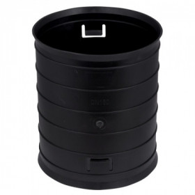 Муфта быстросъемная для двустенных труб d160 мм черная EKF-Plast