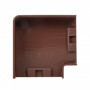 Поворот 90 гр (40х16) (4 шт) темное дерево EKF-Plast