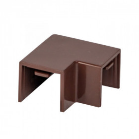 Поворот 90 гр (16х16) (4 шт) темное дерево EKF-Plast