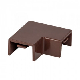 Поворот 90 гр (15х10) (4 шт) темное дерево EKF-Plast