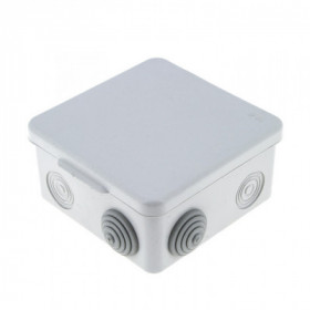 Коробка распаячная КМР-030-031 с крышкой наружная (80х80х50) 7 мембранных вводов IP54 EKF PROxima