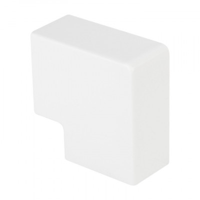 Поворот 90 гр (40х25) (4 шт) белый EKF-Plast