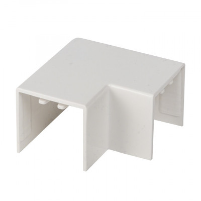 Поворот 90 гр (25х25) (4 шт) белый EKF-Plast