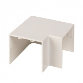 Поворот 90 гр (40х40) (4 шт) белый EKF-Plast