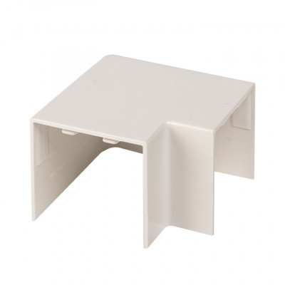 Поворот 90 гр (40х40) (4 шт) белый EKF-Plast