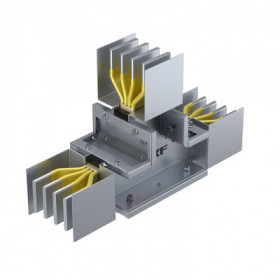 Секция Т-образная вертикальная 1600 А IP55 AL 3L+N+PE(КОРПУС)