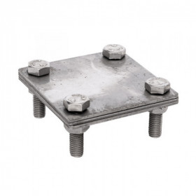 Зажим полоса 40 - полоса 40 (3 пластины 70x70мм) Ni EKF PROxima