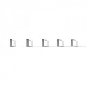 Кабельный органайзер 1U 5 колец серия EKF PROxima