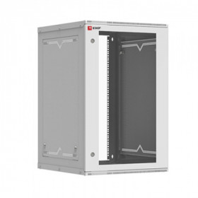 Шкаф телекоммуникационный настенный разборный 18U (600х650) дверь стекло Astra серия EKF PROxima