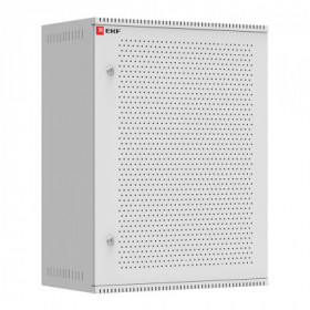 Шкаф телекоммуникационный настенный 15U (600х350) дверь перфорированная Astra серия EKF PROxima