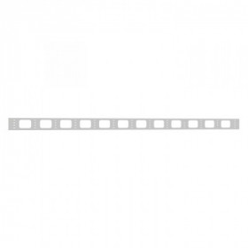 Органайзер кабельный вертикальный для стойки внешний с окнами 49U серия EKF PROxima