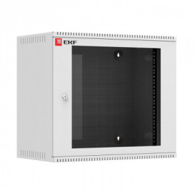 Шкаф телекоммуникационный настенный 9U (600х550) стекло Astra серия EKF PROxima