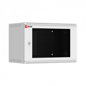 Шкаф телекоммуникационный настенный 6U (600х350) дверь стекло Astra серия EKF PROxima
