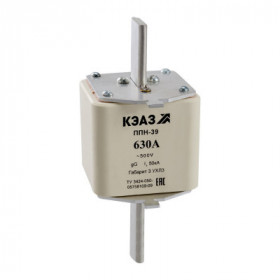 Вставка плавкая ППН-39-X3-3-500А-УХЛ3-КЭАЗ Вставка плавкая ППН-39-X3-3-500А-УХЛ3-КЭАЗ