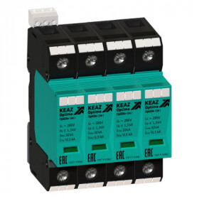 Ограничитель импульсных перенапряжений (УЗИП) OptiDin OM-I-4-280/12.5