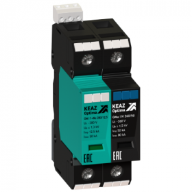 Ограничитель импульсных перенапряжений (УЗИП) OptiDin OM-I-1+Nu-280/12.5