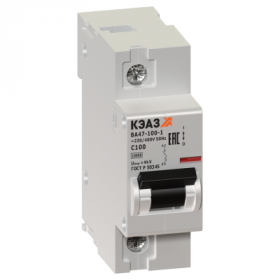Выключатель автоматический модульный ВА47-100-1D40-УХЛ3-КЭАЗ