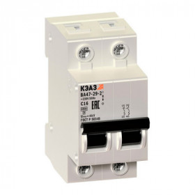 Выключатель автоматический модульный ВА47-29-2D8-УХЛ3-КЭАЗ