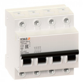 Выключатель автоматический модульный ВА47-29-4D63-УХЛ3-КЭАЗ