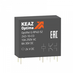 Реле промежуточное OptiRel G RP40-52-24D-10-CO-G