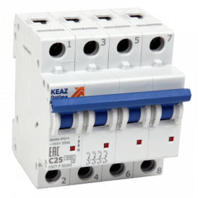 Выключатель автоматический модульный OptiDin BM63-4C5-ОМ4-РЕГ