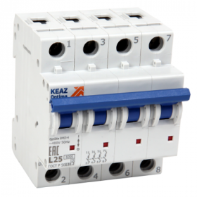 Выключатель автоматический модульный OptiDin BM63-4L16-ОМ4-РЕГ