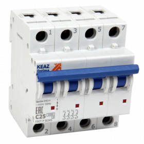 Выключатель автоматический OptiDin BM63-4NC63-10-ОМ4-РЕГ