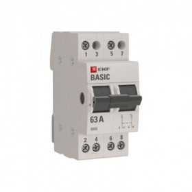 Трехпозиционный переключатель 2P 63А EKF Basic