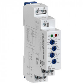 Реле контроля фаз ORF-06D 3 фазы 2 контакта 220-460В AC ONI