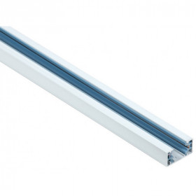 Шинопровод осветительный однофазный 1.5м белый в комплекте c токовводом и заглушкой IEK