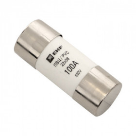 Плавкая вставка цилиндрическая ПВЦ (22х58) 100А EKF PROxima