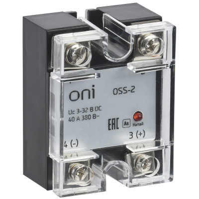 Реле твердотельное OSS-2 40А 380В AC 3-32В DC ONI