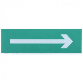 Сменное табло "Направление к эвакуационному выходу направо" зеленый фон IEK