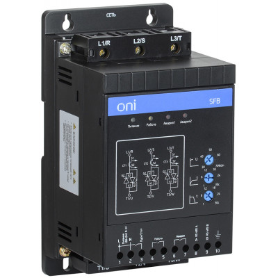 Устройство плавного пуска SFB 3Ф 380В 0.75кВт 1.5A Uупр 24В Modbus ONI