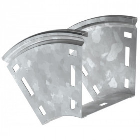 ESCA Поворот плавный 45град тип В20 100х200мм HDZ IEK