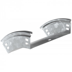 ESCA Поворот плавный 45град тип В20 80х600мм HDZ IEK