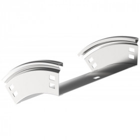 ESCA Поворот плавный 45град тип В20 80х600мм IEK