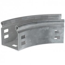 Поворот плавный 45град (тип Г01) ESCA 50х100мм HDZ IEK