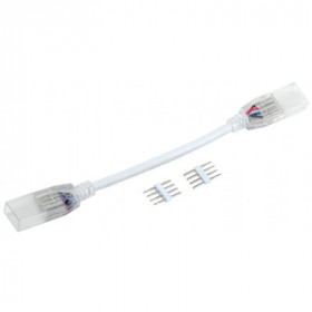 Коннектор 5шт RGB 14мм (разъем-10см-разъем) IEK