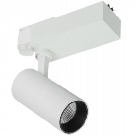 Светильник светодиодный трековый 301 PRO 20Вт 4000K трехфазный 36град белый IEK