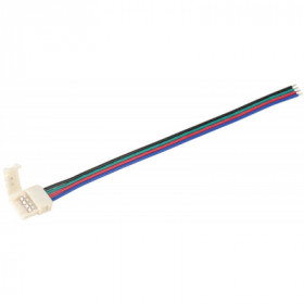 Коннектор 5шт RGB 10мм (15см-разъем) IEK