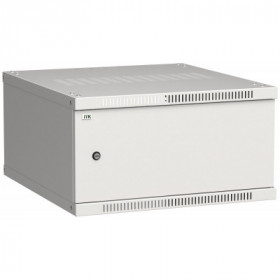 ITK Шкаф настенный LINEA WE 6U 600х650мм дверь металл серый