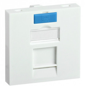 ITK Вставка 45х45мм для 1 модуля Keystone Jack с маркером