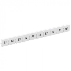 Маркеры для КПИ-10мм2 с символами "L1. L2. L3. N. PE" IEK