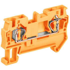 Клемма пружинная КПИ 2в-4 41А оранжевая IEK