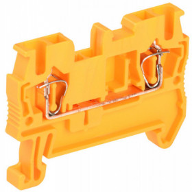 Клемма пружинная КПИ 2в-2.5 31А оранжевая IEK