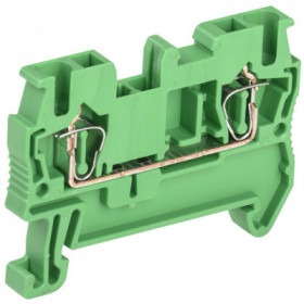 Клемма пружинная КПИ 2в-1.5 17.5А зеленая IEK