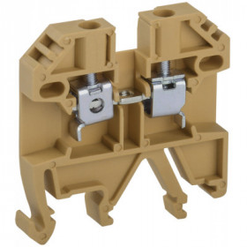 Клемма винтовая КВИ-2.5мм2 желтая IEK