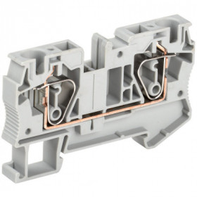 Клемма пружинная КПИ 2в-6 57А серая IEK